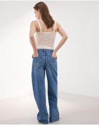 M.N.G - Mid-Rise Balloon Jeans