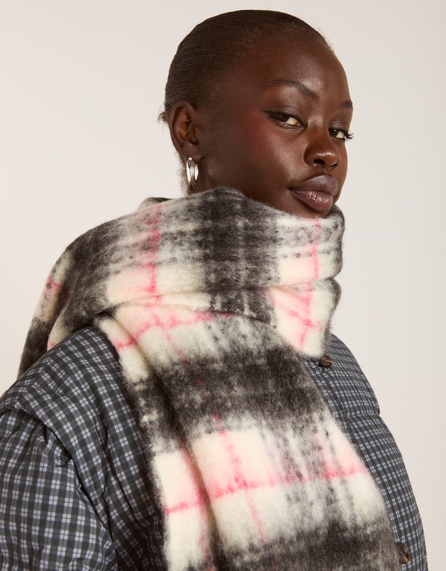 Damson Madder - Brushed Oversized Scarf