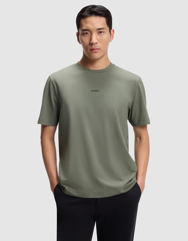 BOSS - Layered Logo Print Relaxed T-Shirt
