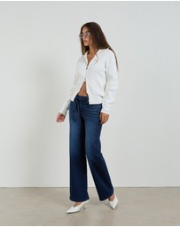 DRICOPER DENIM - Molly Mid Rise Straight Leg Jeans