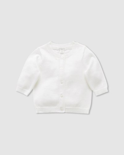 Cotton Basic Cardigan - Babies