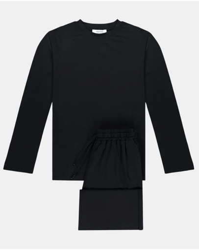 Henry Bucks - Henry Lounge Modal Jersey Long Sleeve Pyjama Set