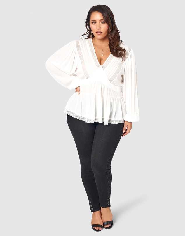 The Poetic Gypsy - Astral Passenger Lace Blouse