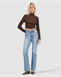 Rolla's - Selena Rouched Long Sleeve Top