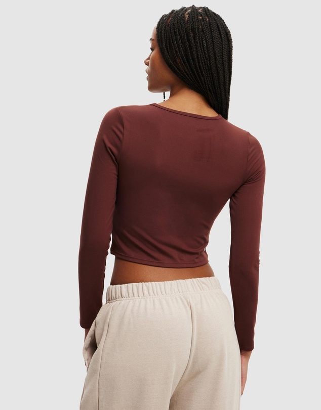 Cotton On Body Active - Ultra Soft Fitted LS Top