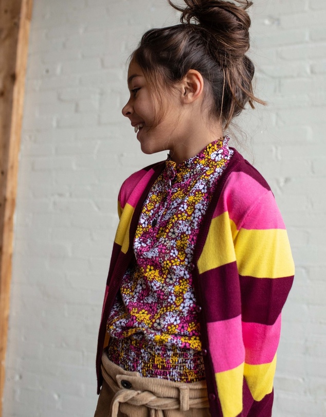 Quapi - Kella Stripe Cardigan - Kids-Teens