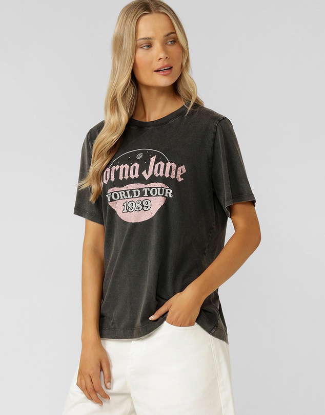 Lorna Jane - On Tour Washed Relaxed T-Shirt
