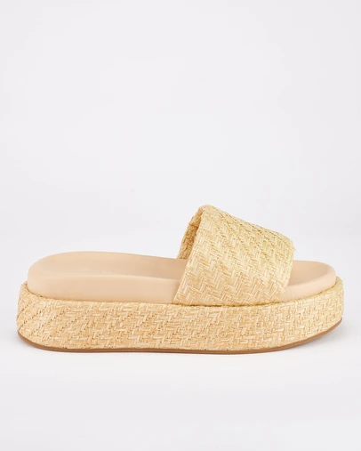 Sol Sana - DUSTIN FLATFORM NATURAL RAFFIA