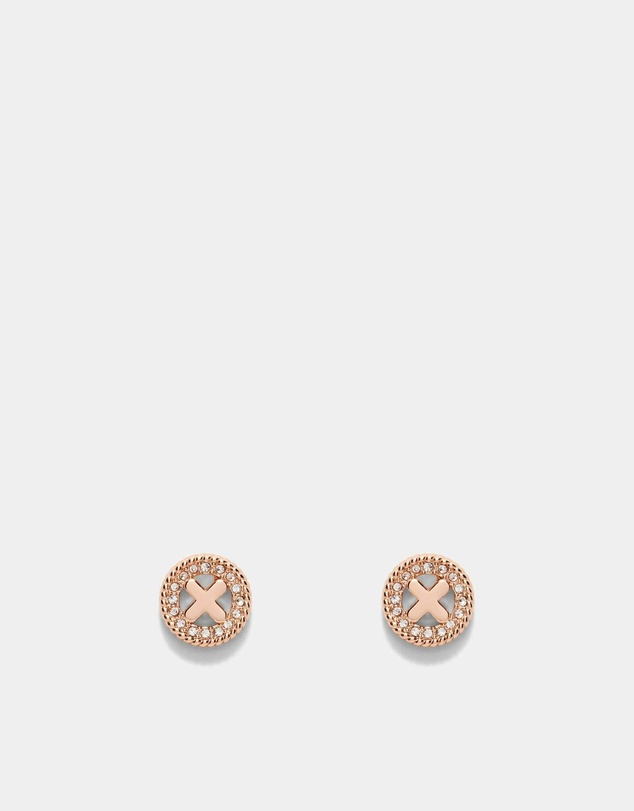 MIMCO - Amulet Stud Earrings - Rose Gold