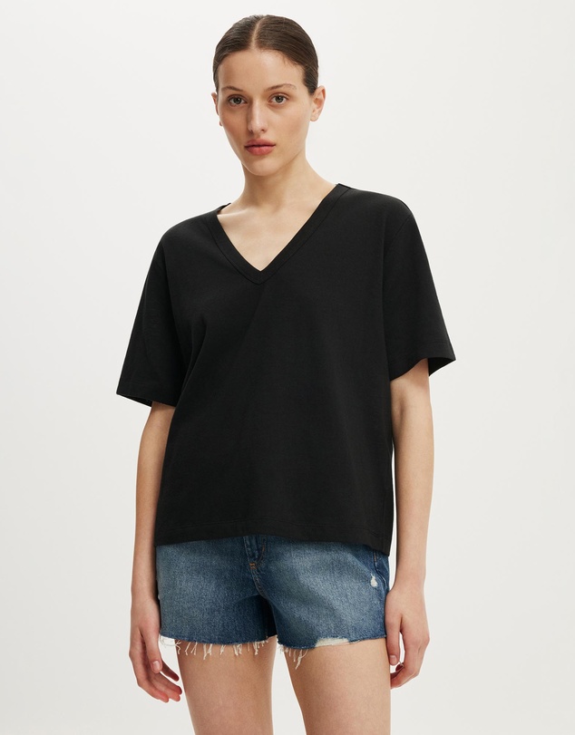 Cotton On - The Slub V Neck Tee