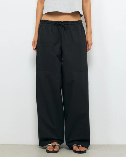 AERE - Zinnia Relaxed Wide-Leg Pants