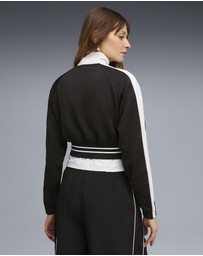 Puma - T7 Pique Relaxed Cropped Track Jacket