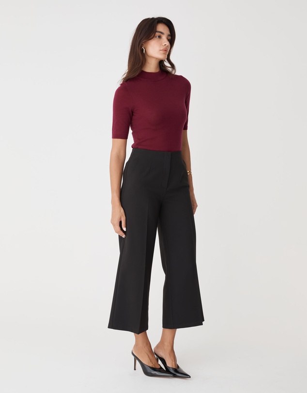 Forcast - Ellen Wool Short Sleeve Knit