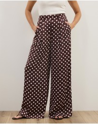 Atmos&Here - Fiona Polka Dot Tailored Trousers