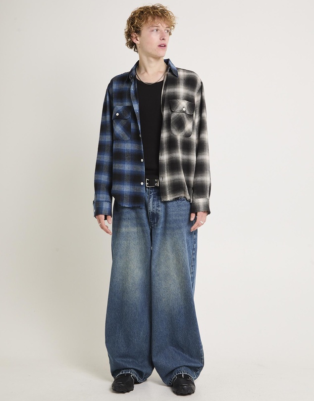 Insight - Split Flannel Long Sleeves Shirt