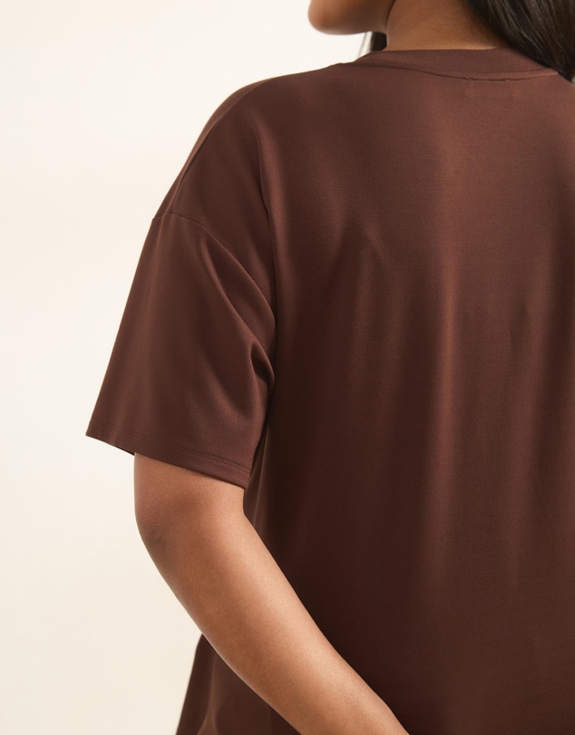Atmos&Here Curvy - Zulu Trim T-Shirt