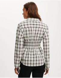 Cotton On - Gathered LS Shirt