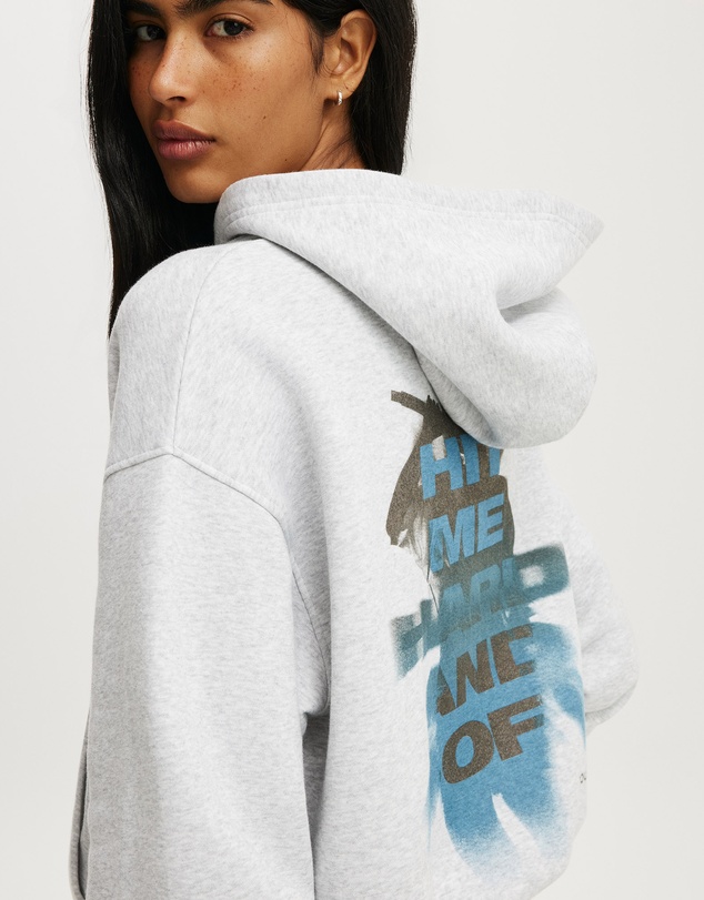Cotton On - Boxy License Graphic Hoodie