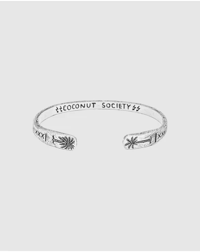 Haze & Glory - ICONIC EXCLUSIVE - Coconut Society Bangle in 925 Silver