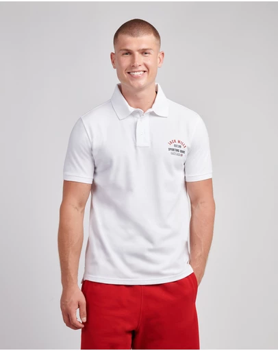 Jack Wills - Chest Arch Logo Piqué Polo