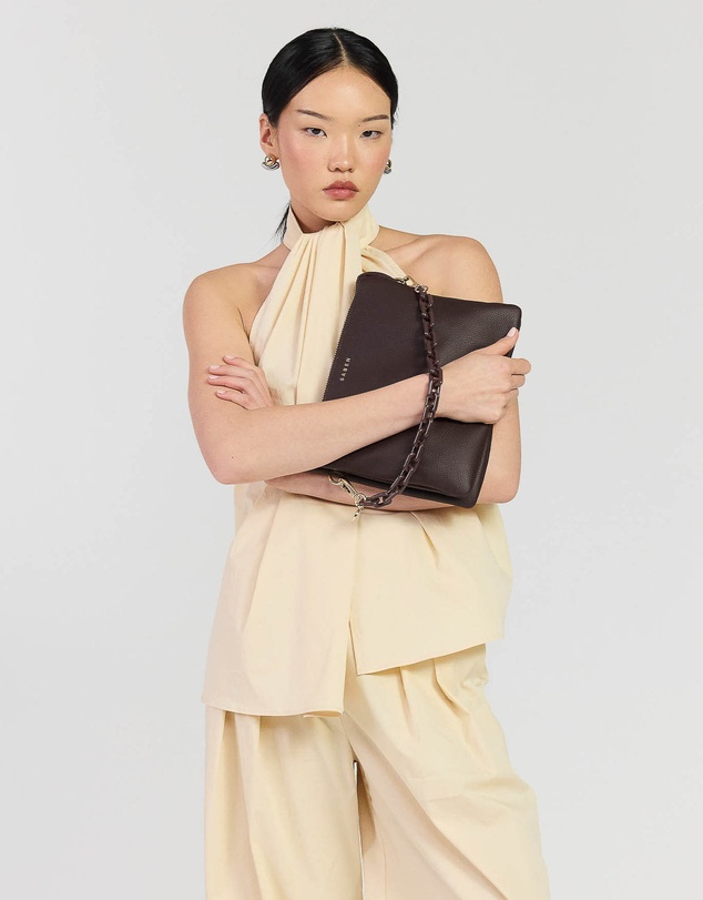 SABEN - Matilda Crossbody Cacao + Tonal Chain