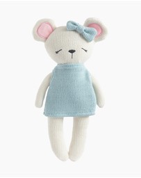 Living Textiles - Knitted Animal Toy- Molly the Mouse