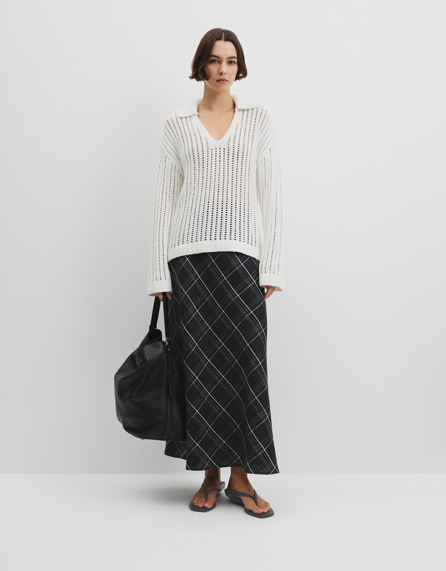 Country Road - Australian Good Earth Cotton Long Sleeve Tape Knit