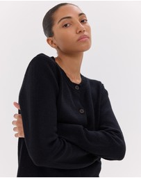 Cloth & Co. - The Vintage Cardigan | Black