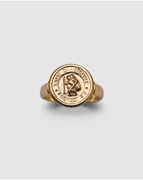 Von Treskow - Round St Christopher Ring