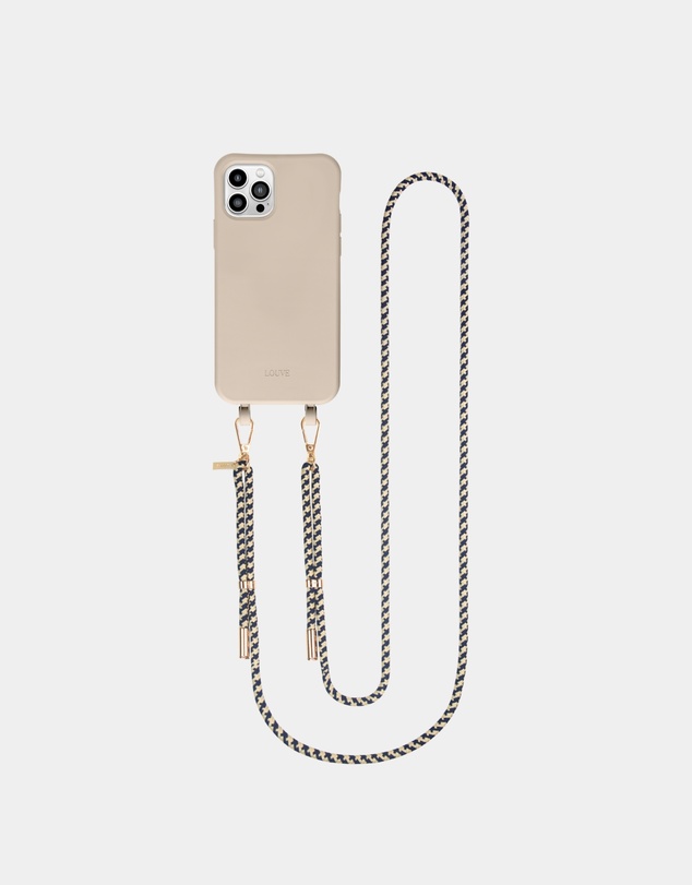 LOUVE COLLECTION - Desert Sand Phone Case + Summer in Santorini Strap