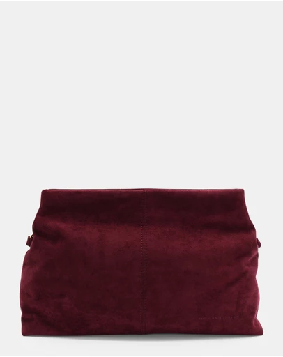 Morgan & Taylor - Beckett Clutch in Plum Purple