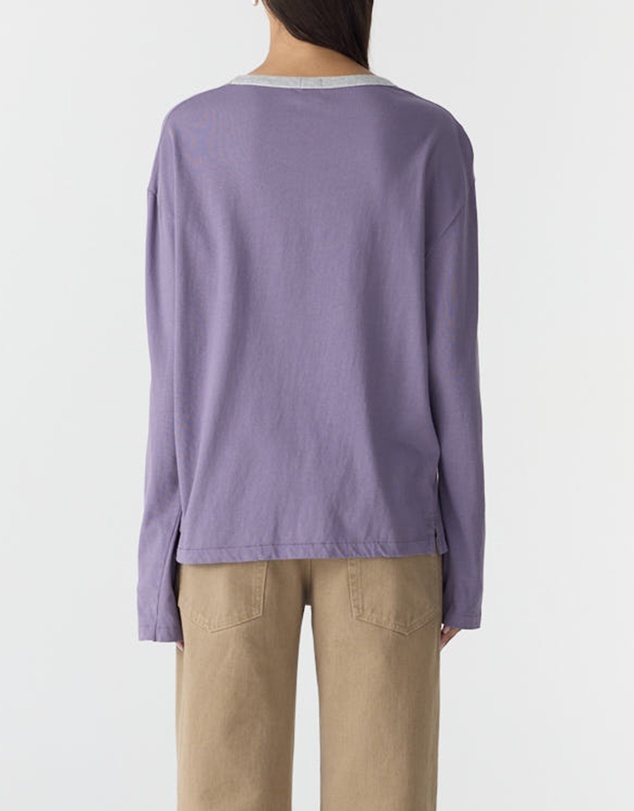 Bassike - Boyfriend LS T-Shirt