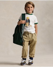 Polo Ralph Lauren - Polo Bear Cotton Ringer Tee - Babies-Kids