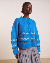 Damson Madder - Romily Jumper Cardigan
