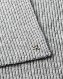 Calvin Klein - Wool Blend Signature Logo Scarf