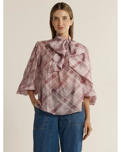 Fate + Becker - Eve Pussybow Blouse