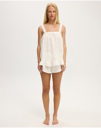 Cotton On Body - Lace Trim Babydoll Cami Set