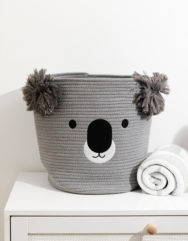Living Textiles - Cotton Rope Animal Hamper - Koala