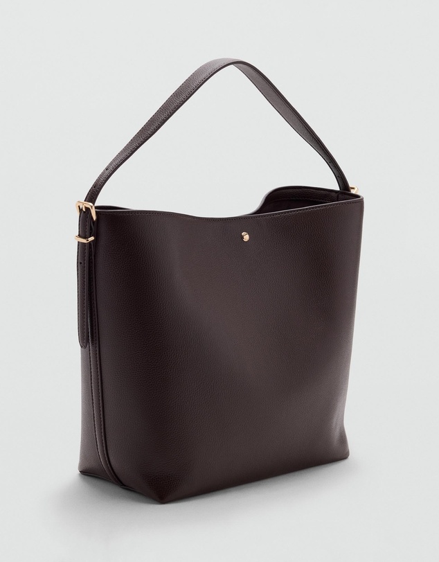 M.N.G - Large Bucket Bag with Buckle