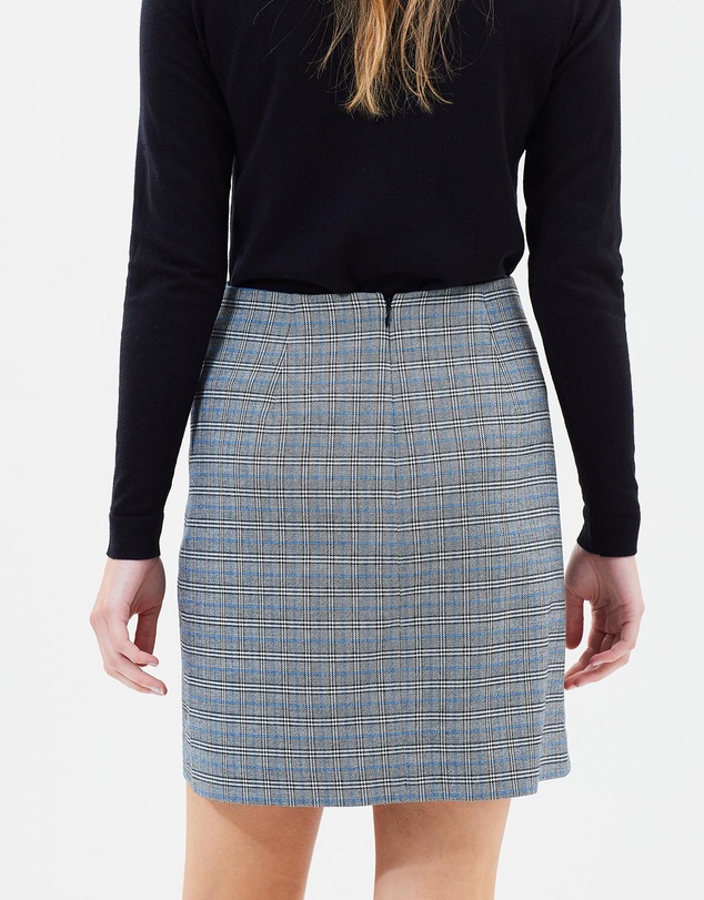 Marcs - Check Wrap Skirt