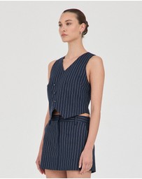 FRIEND of AUDREY - Jayden Stripe Waistcoat