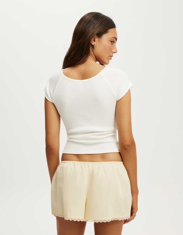 Cotton On Body - Rib Henley Tee