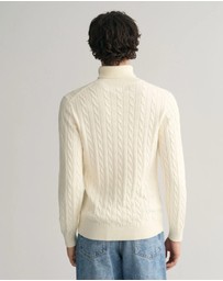 Gant - Cotton Cable Turtleneck Knit