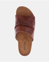 Mia Vita - Blake Slide - Tan