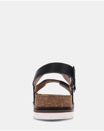 Mia Vita - Shay Adjustable Sandal - Black