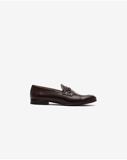 Calibre - Monogram Leather Loafer Tan Dark