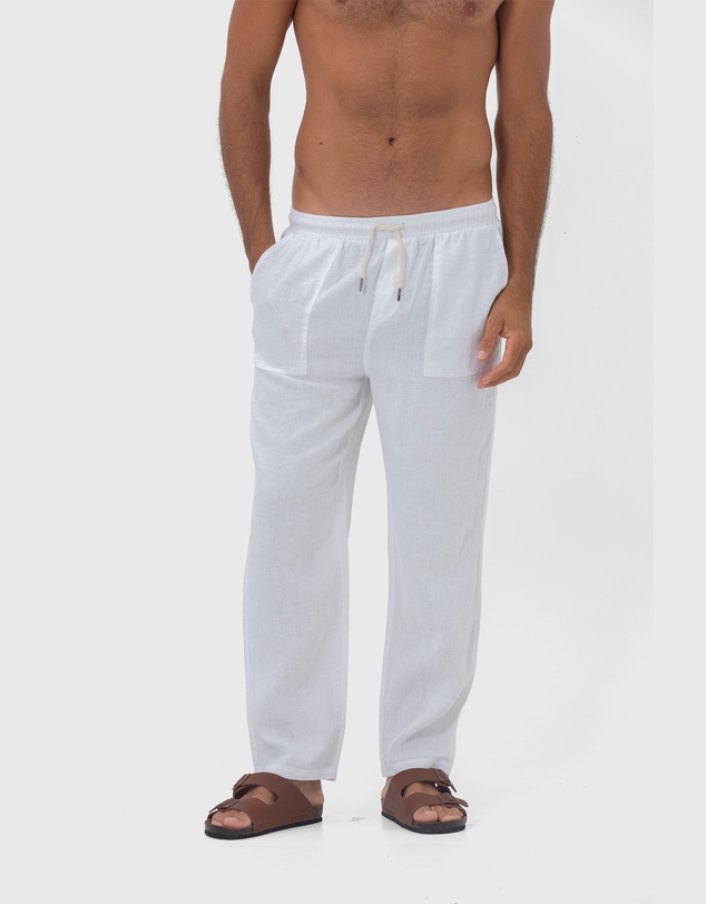 Coast Clothing - St Tropez Linen Pants - White