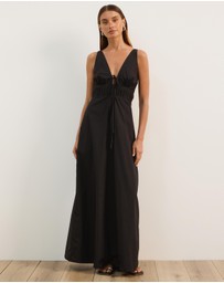 Atmos&Here - Sofie Cotton Poplin Midi Dress