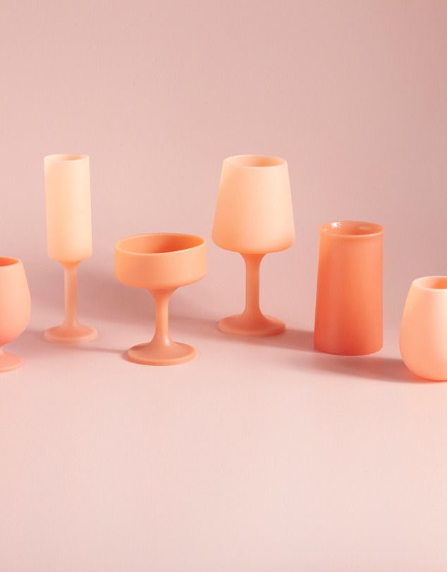 porter green - mecc | silicone unbreakable cocktail glasses