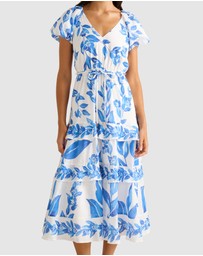 Forever New - Iris Tiered Ruffle Midi Dress